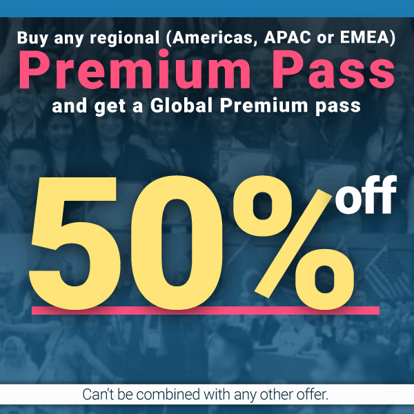 Discount 50% off Global Premium Ticket